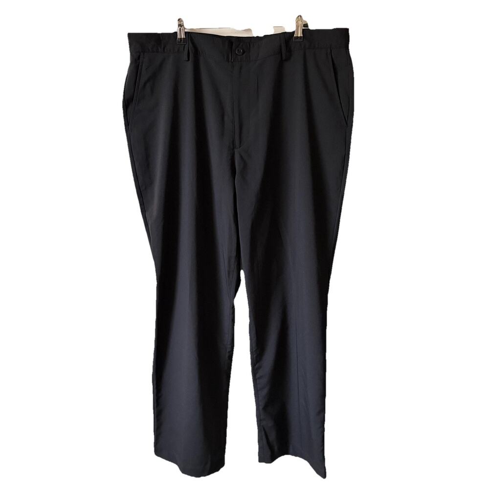 NWT Under Armour Mens Size 38 x 32 Golf Pants Black UA Loose Links Flat Front